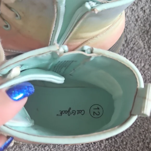 Kids Rainbow Lace-Up Boots - Picture 4 of 8